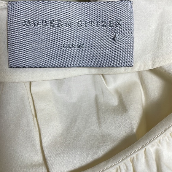 NWOT MODERN CITIZEN Krysta Cinched Waist Blouston Top Dress MAXI DRESS. Size L - Picture 8 of 11